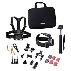 Rollei Actioncam Accessories Kit Outdoor Actionkamera-monteringssæt Rollei