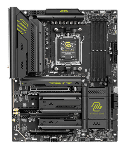 MSI MAG B850 TOMAHAWK MAX WIFI bundkort - AM5, ATX