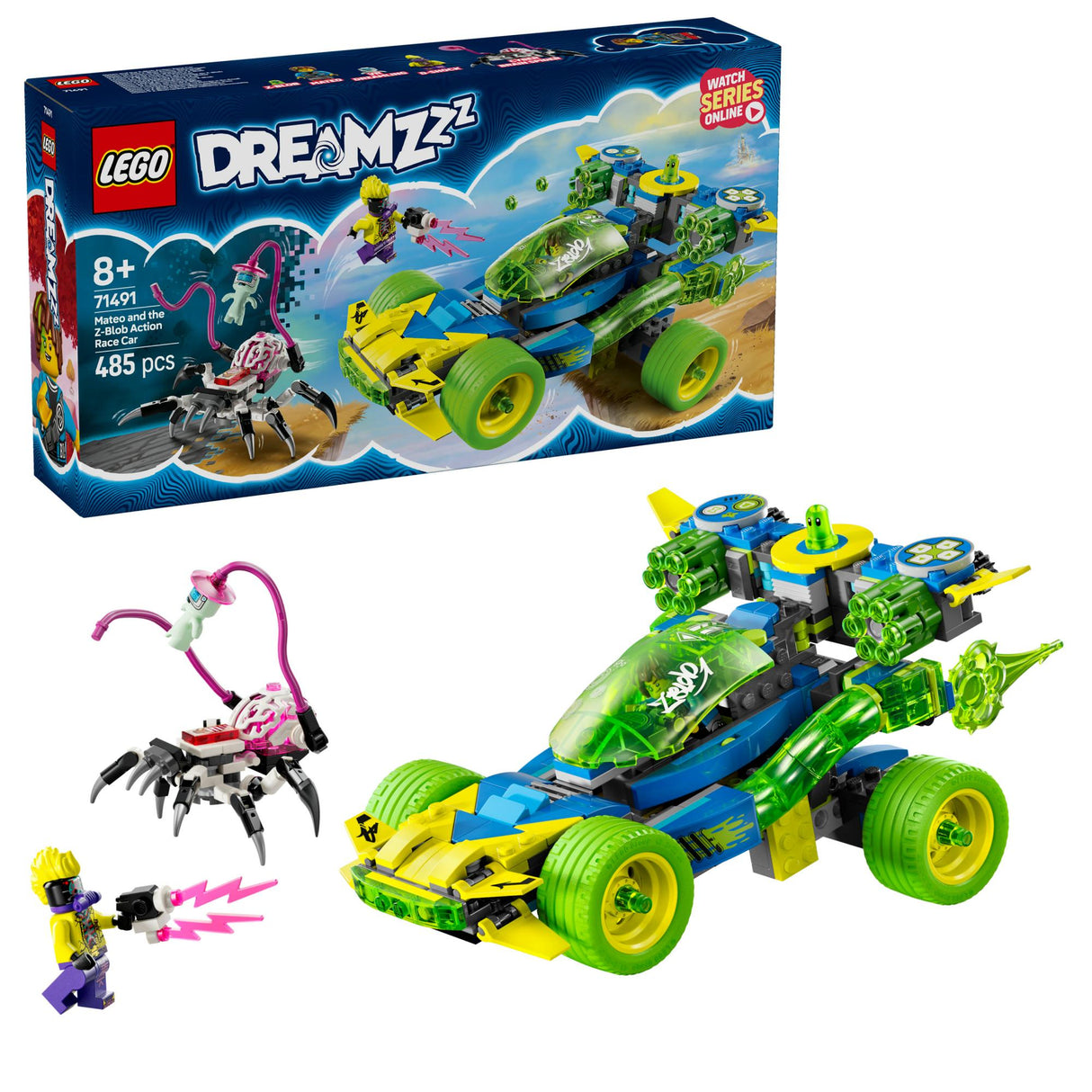 LEGO 71491 DREAMZzz Mateo with the Z-Blob Action Racing car LEGO