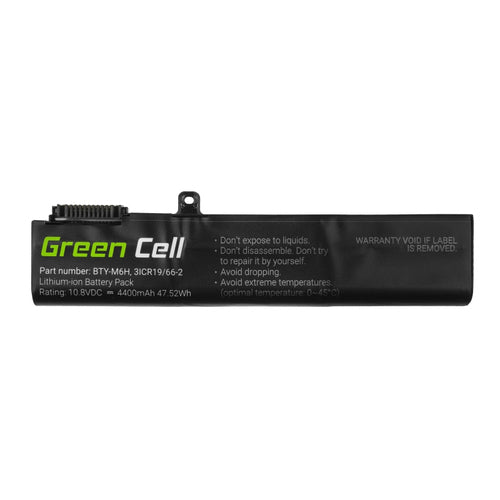 Green Cell Laptop Battery BTY-M6H for MSI GE62 GE63 GE72 GE73 GE75 10.8V 4400mAh