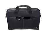 ASUS Nereus Carry Bag – åben frontlomme med eksempler på småt udstyr