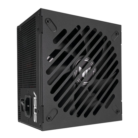 ASUS TUF Gaming 750W Gold EVO – oprejst strømforsyning med blæsergitter og strømstik