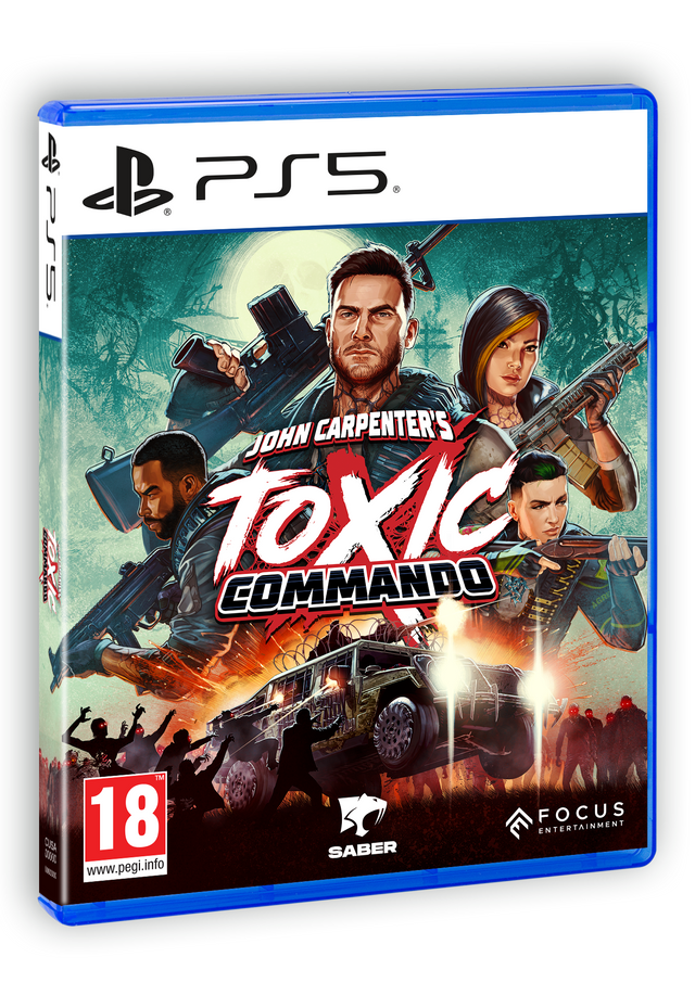 John Carpenter's Toxic Commando – PlayStation 5 – spilomslag