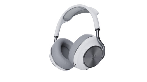 Turtle Beach Stealth Pro II – Xbox-headset, hvid – Side med løftet mikrofon