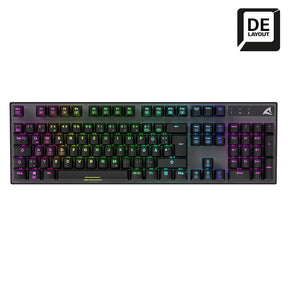 Sharkoon SKILLER SGK20 mekanisk gamingtastatur, Huano Red, tysk layout