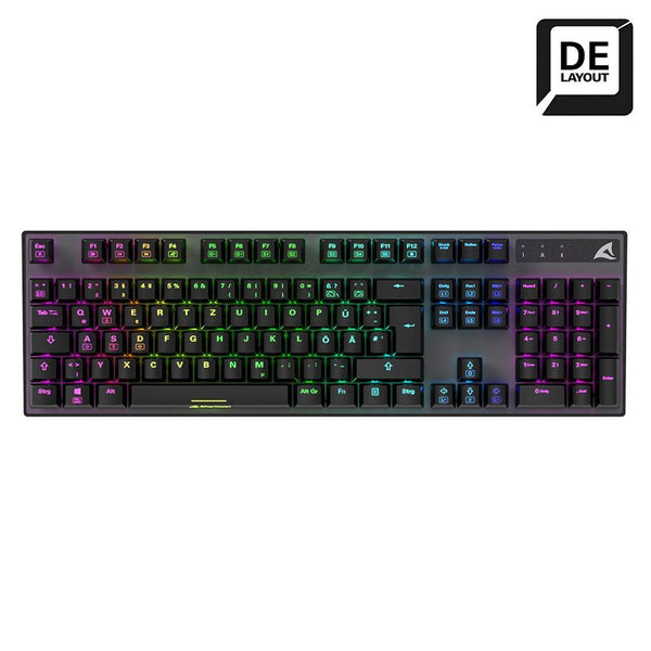 Sharkoon SKILLER SGK20 tastatur – Huano Brown, tysk layout