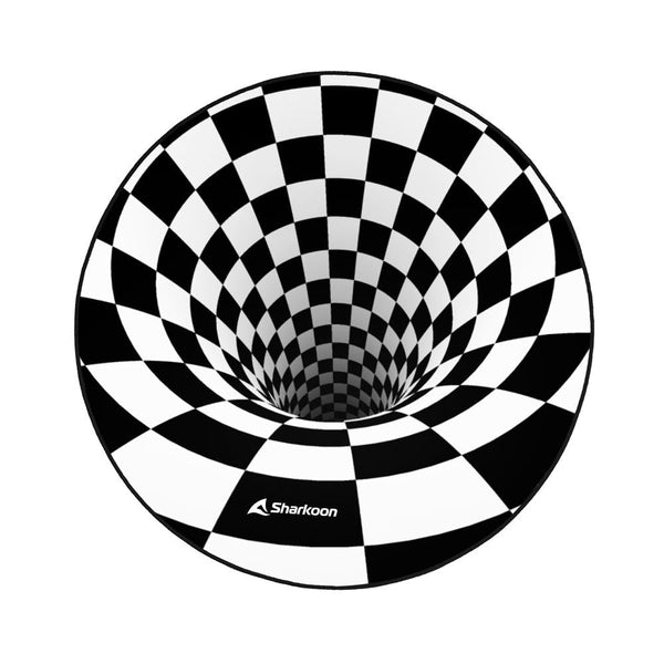 Sharkoon SKILLER SFM12 3D Vortex gulvmåtte – Ø 120 cm