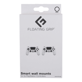 Floating Grip vægbeslag til PS3- og PS4-controllere – 2 stk., hvid