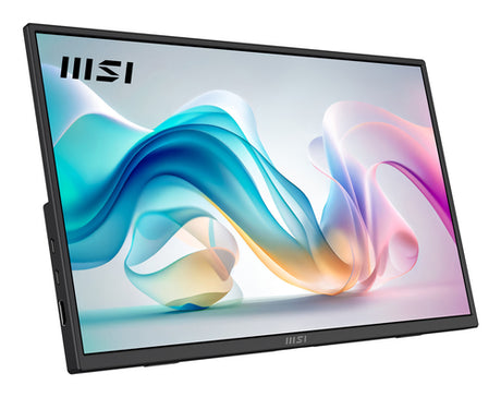 MSI PRO MP165 E6 – 15,6″ bærbar Full HD IPS-skærm – forside set skråt fra venstre