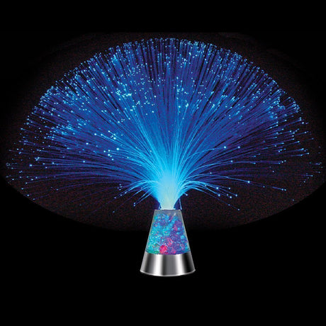 LIGHT-UP Farverige Isflage Fiber Lampe