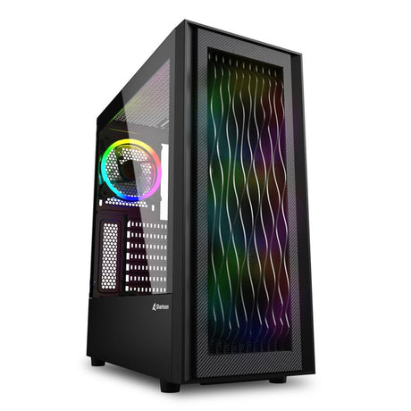 Sharkoon RGB WAVE, pc case (black, tempered glass side panel) Sharkoon