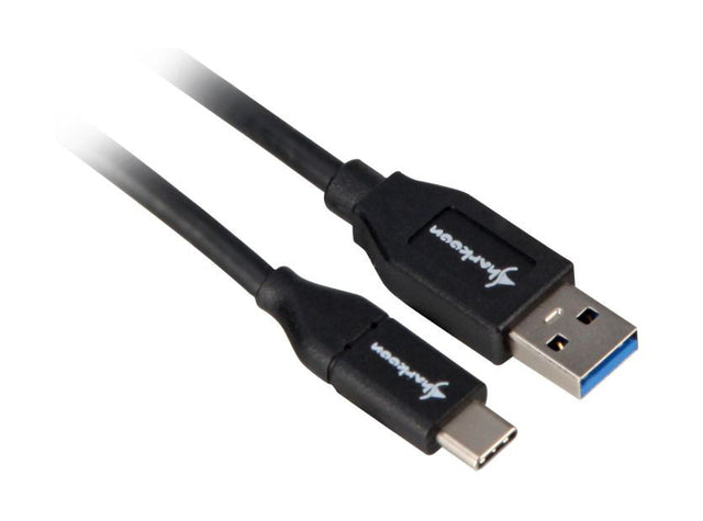 Sharkoon USB 3.1 Cable A-C - black - 1m Sharkoon
