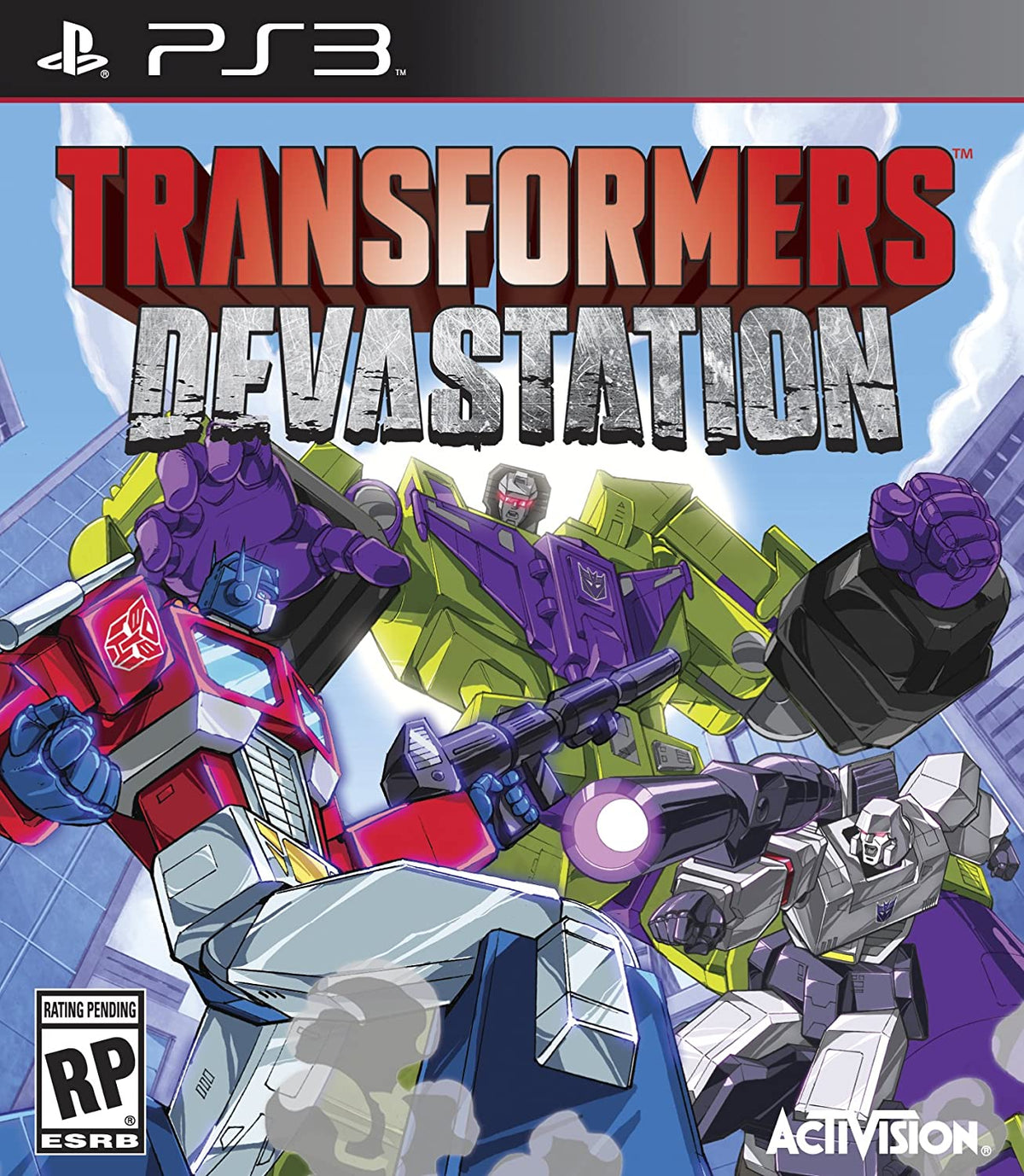 Transformers Devastation (Import) – PlayStation 3 – spilomslag