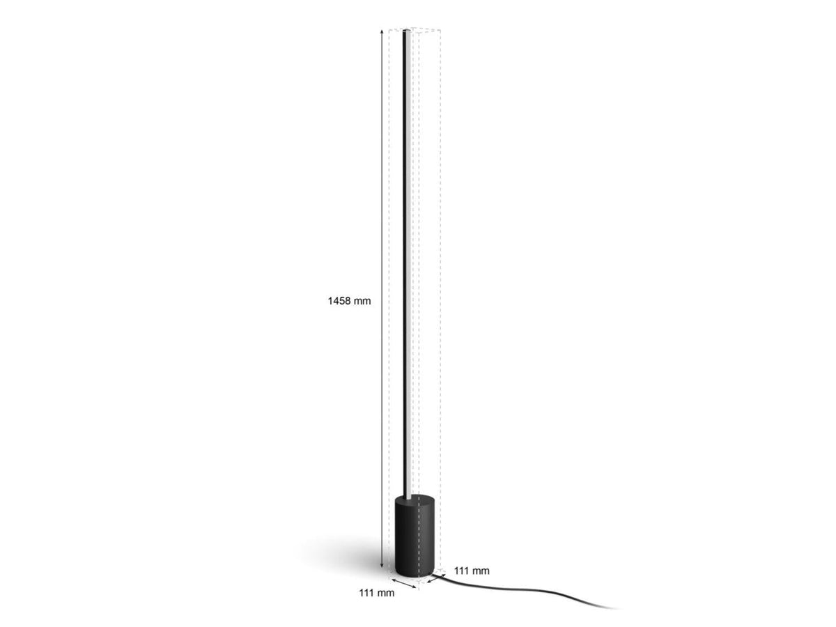 Philips Hue - Signe Floor Lamp - Gradient - White & Color Ambiance Philips Hue