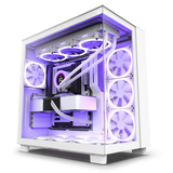 NZXT H9 Flow White Dual Chamber Mid Tower Case