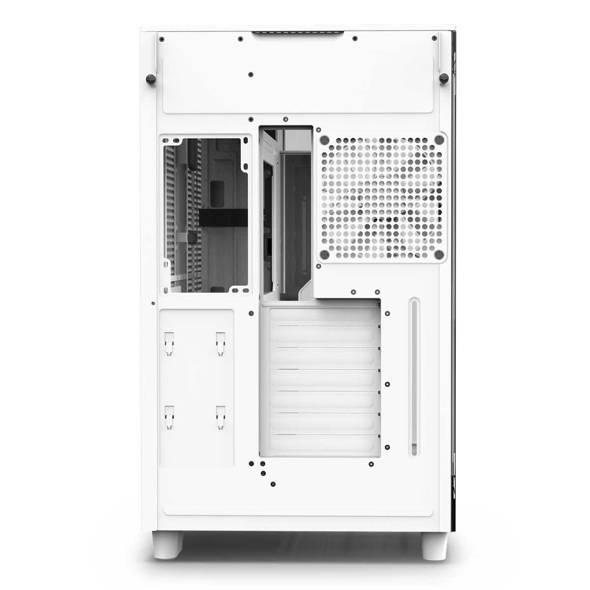 NZXT H9 Flow White Dual Chamber Mid Tower Case