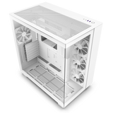 NZXT H9 Flow White Dual Chamber Mid Tower Case