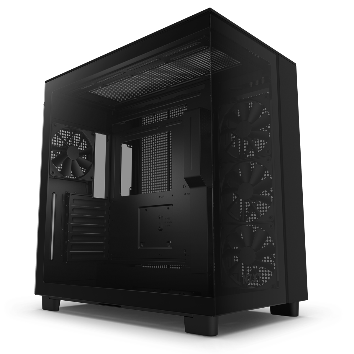 NZXT H9 Flow Black Dual Chamber Mid Tower Case