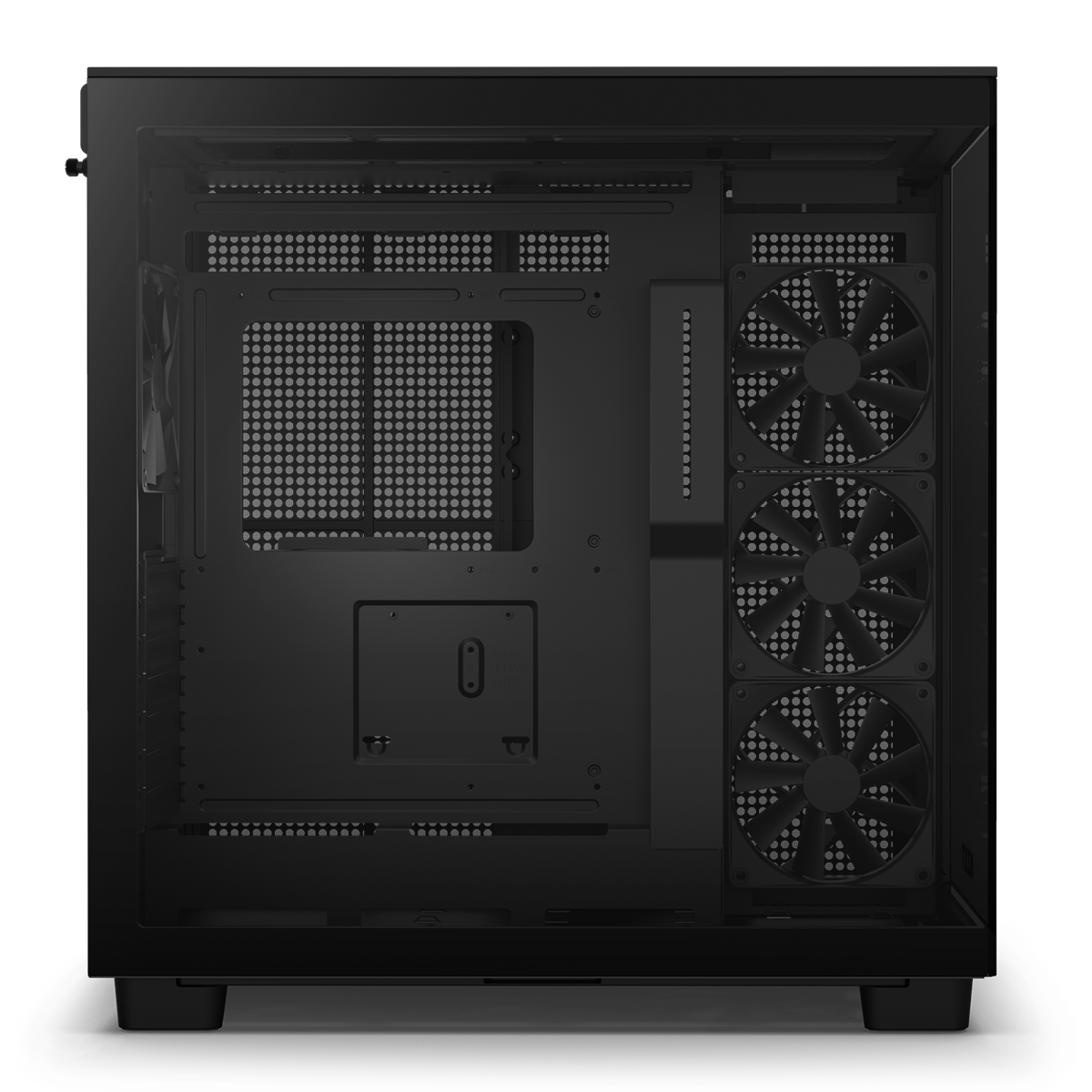 NZXT H9 Flow Black Dual Chamber Mid Tower Case