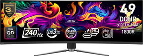 MSI MPG 491CQPX QD-OLED – buet skærm