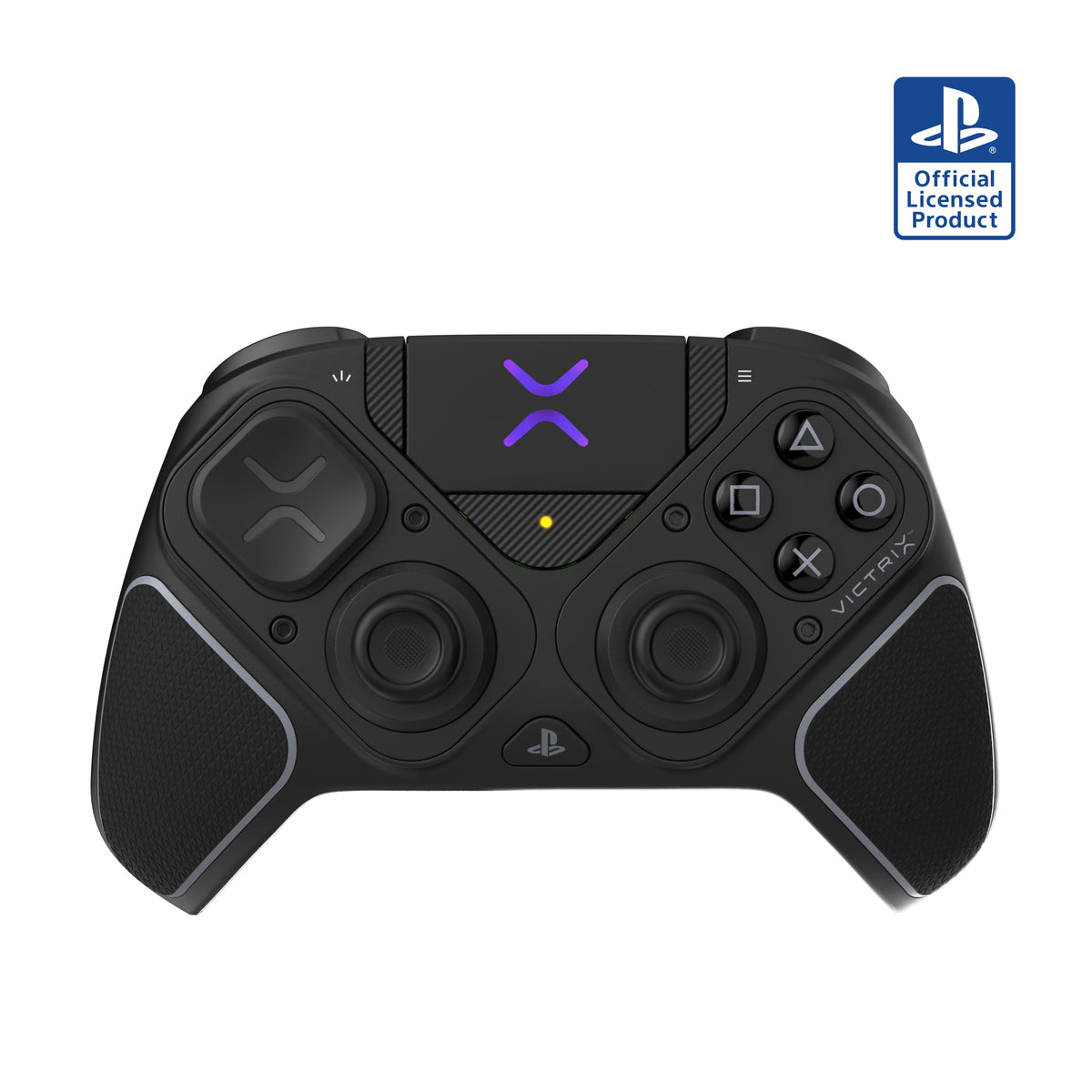 Turtle Beach Victrix Pro BFG Reloaded – PS/PC, sort – Front med PlayStation-logo