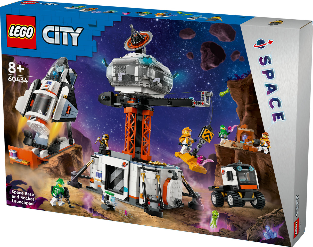 LEGO 60434 City space base with launch pad, construction toy LEGO