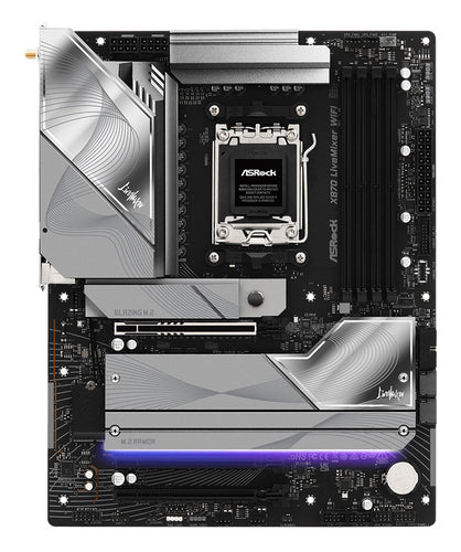 ASRock X870 LiveMixer WiFi bundkort - produktbillede 2