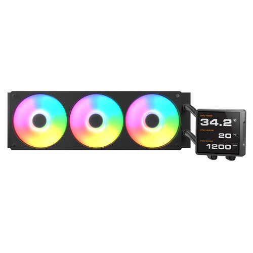 COUGAR CPU-vandkøler Poseidon Vistek Pro 360,ARGB,sort