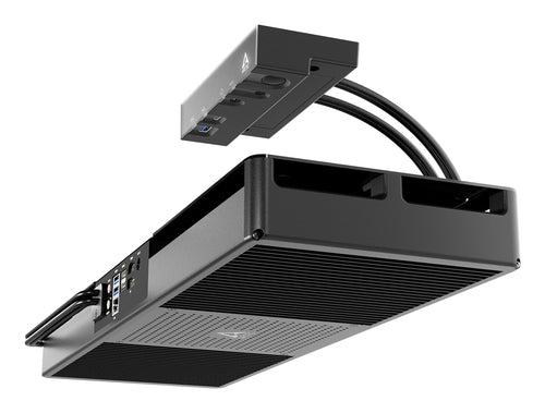 ARCTIC Senza 5700G – Windows 11 Home N – PC og betjeningspanel set fra siden