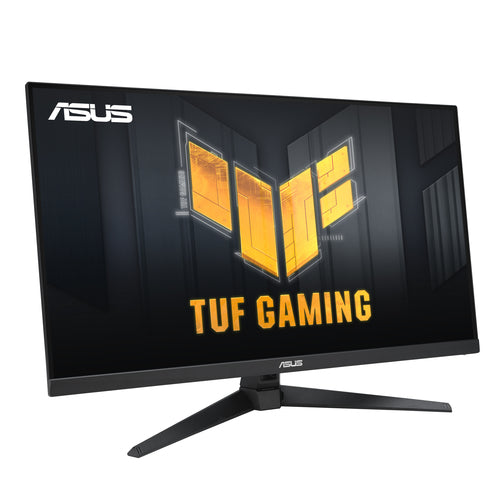ASUS TUF Gaming VG328QA1A set skråt fra venstre