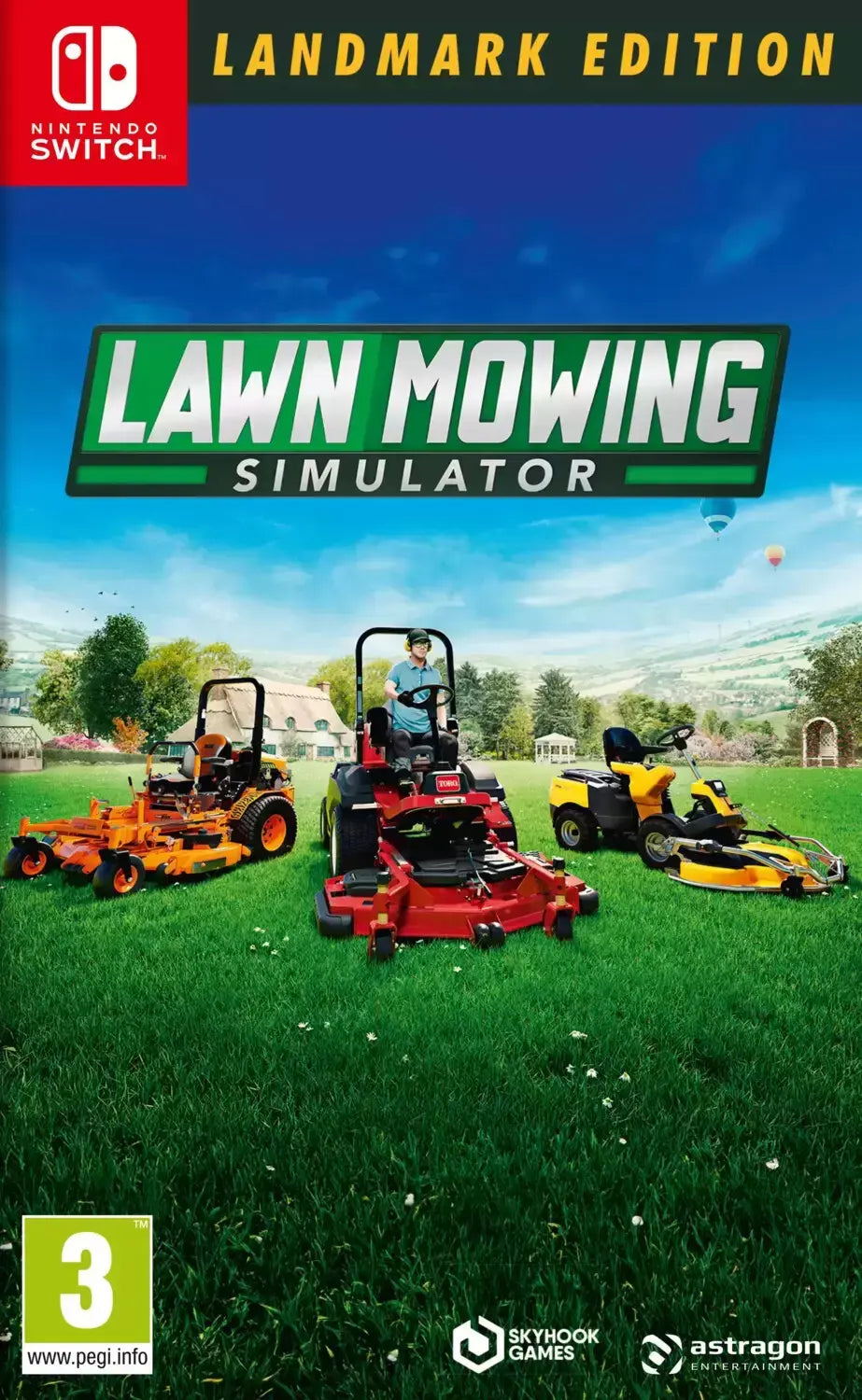 Lawn Mowing Simulator: Landmark Edition – Nintendo Switch-emballage