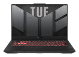 ASUS TUF Gaming A17 TUF707NUQ åben set forfra