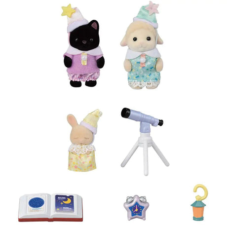 Sylvanian Families Sleepover Party – tre babyfigurer – produktbillede 6