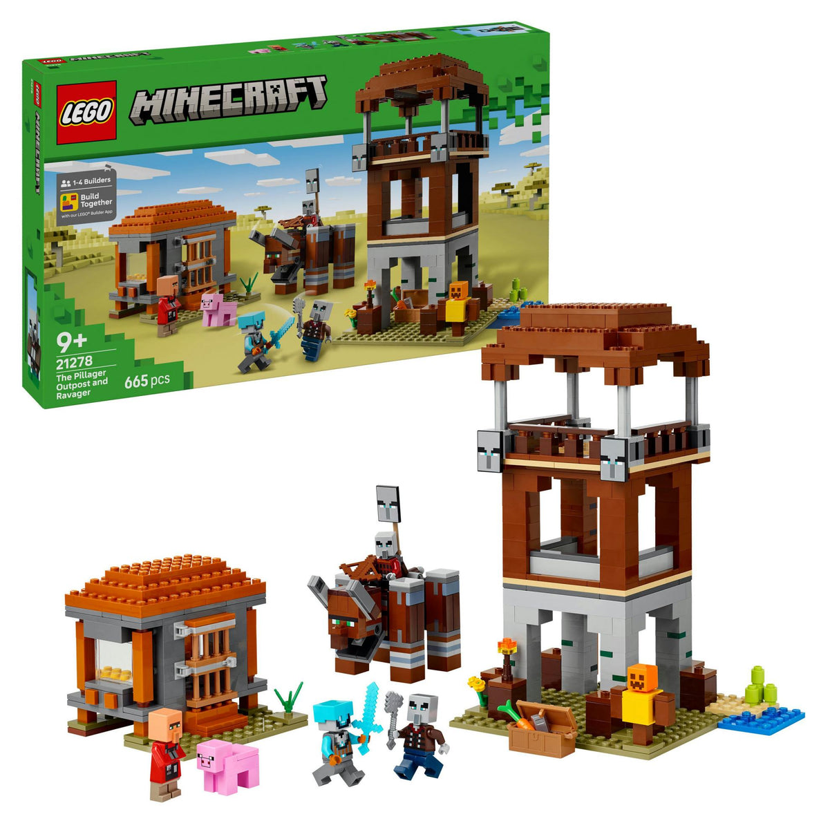 LEGO - Minecraft - The Pillager Outpost and Ravager (21278) LEGO