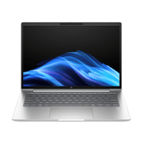 HP ProBook 4 G1i 14 – Ultra 7 255U, 32 GB, 1 TB – DE – sølvfarvet ProBook set forfra, illustrativt tastaturlayout