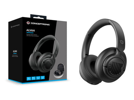 Conceptronic ALVAH02B Kabel & Trådløst Headset - Sort Conceptronic