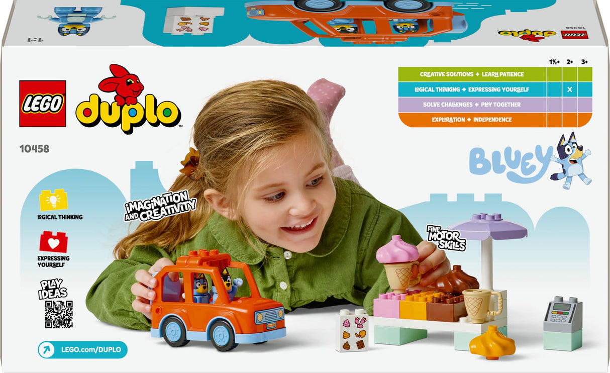 LEGO - DUPLO Bluey - Ice Cream Trip with Bluey (10458) LEGO