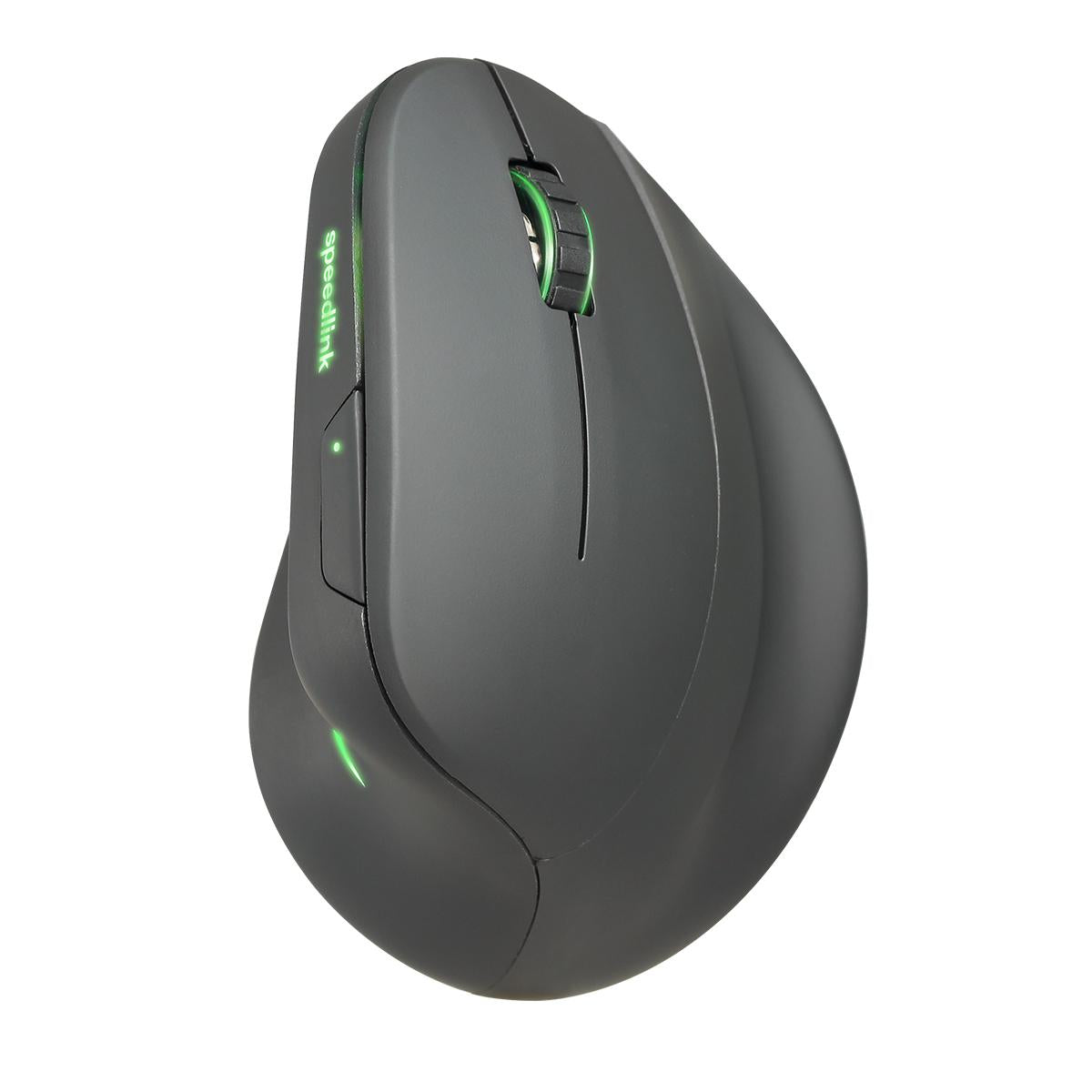 Speedlink - PIAVO PRO Illuminated Rechargeable Vertical Ergonomic Mouse - wireless, rubber-black Speedlink