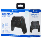 Snakebyte Game:Pad 4 S Wireless – sort controller til PS4 og PS3 – emballage, forside