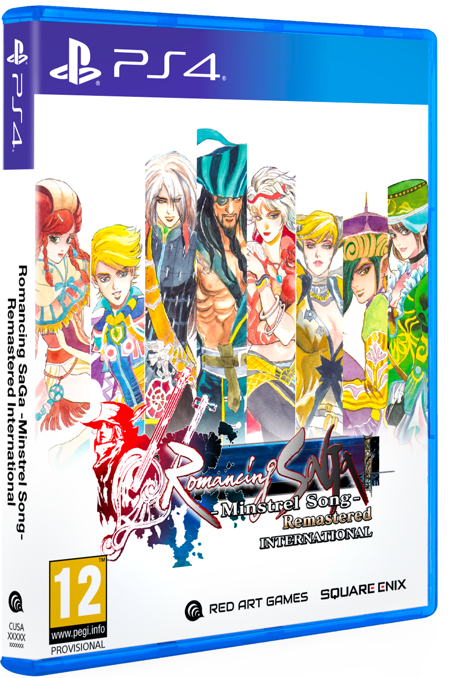 Romancing SaGa -Minstrel Song- Remastered International – PlayStation 4 – spilomslag