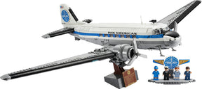 LEGO Icons 11378 – Douglas DC-3 Pan Am på stander med fire minifigurer
