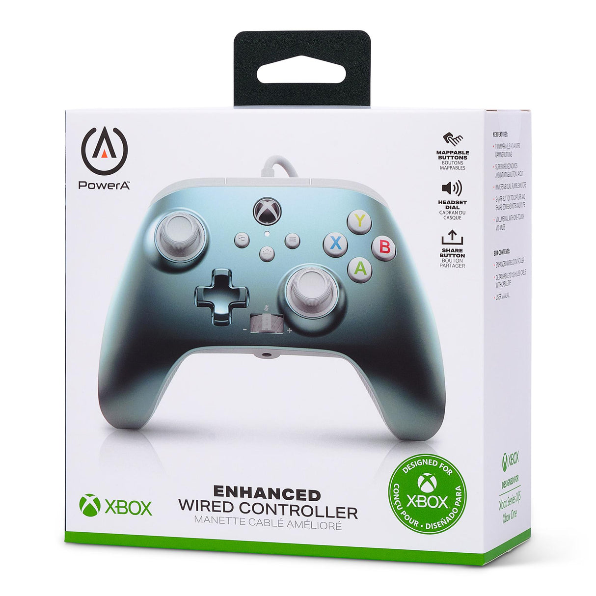 PowerA Enhanced Kablet Controller For Xbox Series X - S - Metallic Ice