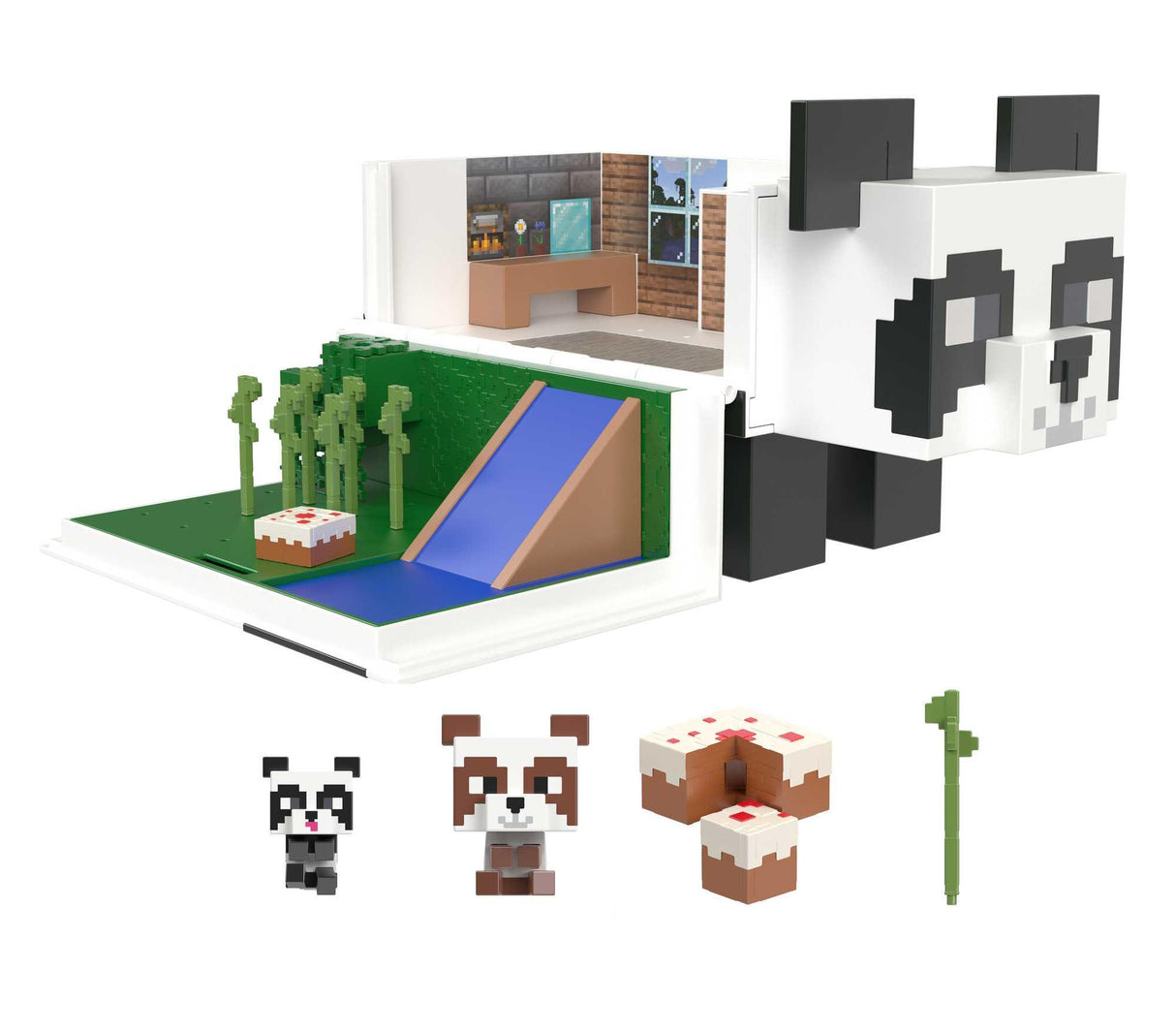 Minecraft - Mob Head Mini's Panda Playset (HLL25) Minecraft