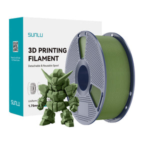 Sunlu PLA+ 2.0 filament – oliven, 1,75 mm, 1 kg