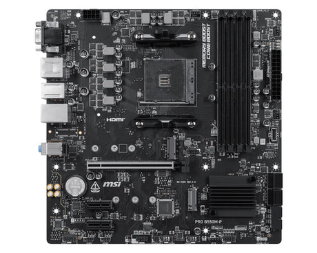 MSI PRO B550M-P – AM4 bundkort