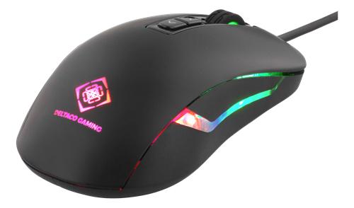 Deltaco - DM110 Gaming Mus - 7 Knapper - LED - Sort Deltaco