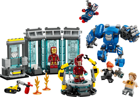 LEGO 76315 Marvel Super Heroes Iron Man's Laboratory: Hall of Armor