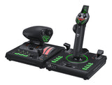 Turtle Beach VelocityOne H.O.T.A.S. – PC-flystyring – Sættet set skråt