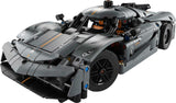 LEGO 42173 Technic Koenigsegg Jesko Absolut Super Sports Car in Gray LEGO