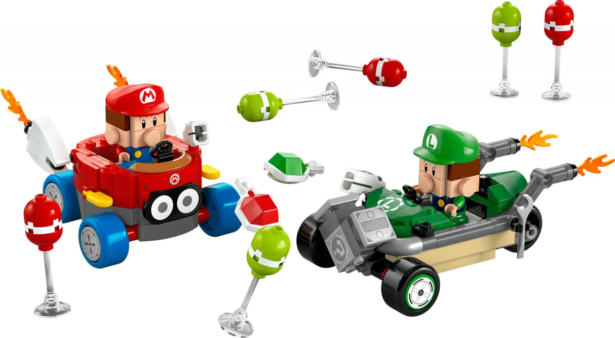 LEGO 72034 Super Mario - Mario Kart: Baby Mario vs. Baby Luigi LEGO